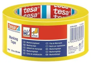 Taśma do znakowania podłóg Professional 60760, żółta, 50 mm x 33 m, TESA